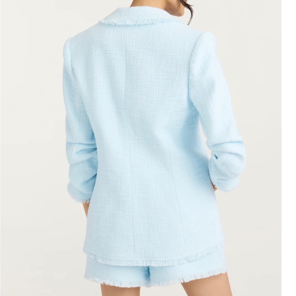 NWT Cinq à Sept Boucle Khloe Blazer - Light Blue - Picture 3 of 7